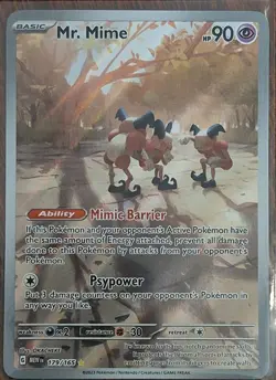 Mr. Mime 179/165 Illustration Rare 151 Pokemon Near Mint B174 - Image 3