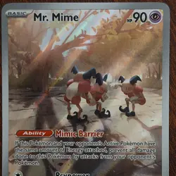 Mr. Mime 179/165 Illustration Rare 151 Pokemon Near Mint B174 - Image 4