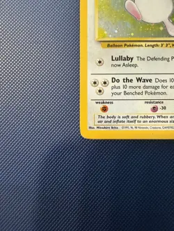 Wigglytuff 19/130 Holo Rare Base Set 2 Pokemon Holo Moderately Played - Image 4