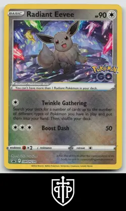 Pokemon - Radiant Eevee SWSH230 Sword & Shield - Holo Black Star Promo - NM - Image 1