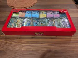 Pokemon Prismatic Evolutions Costco 8 Mini-Tin Bundle w Promo Cards - Image 2