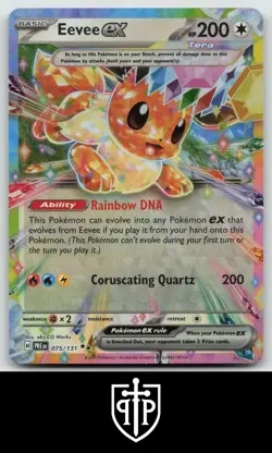Pokemon - Eevee ex 075/131 Prismatic Evolutions - Holo Ultra Rare - NM - Image 1