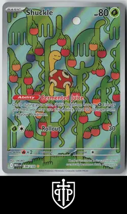 Pokemon - Shuckle 136/132 Mega Evolution - Holo Illustration Rare - NM - Image 1