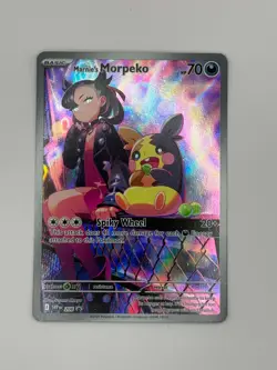 2025 Pokemon Scarlet & Violet Black Star Promo Marnie's Morpeko 206 - Near Mint - Image 1