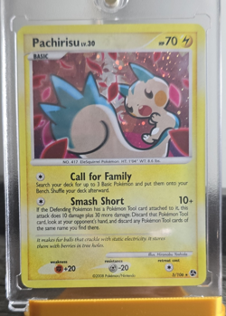 The Pokemon Company Pachirisu Great Encounters 5/106 Holo Rare 70HP EN 2008 - Image 1