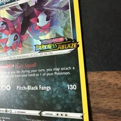 Hydreigon (Prerelease) Holo Pokemon Sword & Shield Black Star #SWSH037 - Image 2