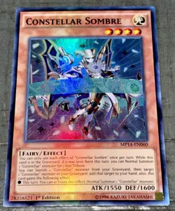 1x Yugioh Constellar Sombre - MP14-EN060 - Super Rare - 1st Edition YuGiOh - Image 1