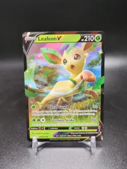 Pokemon Card Leafeon V SWSH194 Black Star Promo Leafeon Vstar Special Collection - Image 1