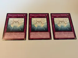 3x Miraculous Descent - SDLS-EN037 Yugioh Yu Gi Oh! 3 x3 Playset 1st Edition - Image 1