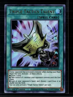 Yu-Gi-Oh! Triple Tactics Talent 2021 Tin of Ancient Battles UR MP21-EN143 1st Ed - Image 1
