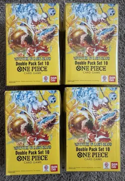 One Piece Adventure on Kami's Island Double Pack Set Vol 10 OP15-EB04 Lot 4 Box - Image 1