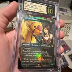 MTG Tifa Lockhart Chocobo Track Foil Final Fantasy 7 CGC Pristine 10 🔥💎 - Image 1