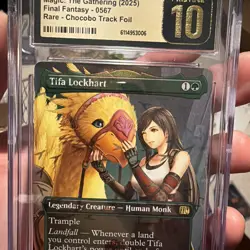 MTG Tifa Lockhart Chocobo Track Foil Final Fantasy 7 CGC Pristine 10 🔥💎 - Image 5