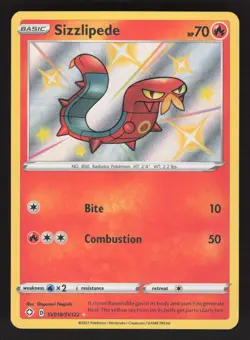 Sizzlipede SV018/SV122 Pokemon TCG Shining Fates: Shiny Vault NM - Image 1