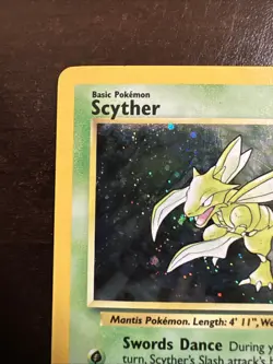 Scyther 17/130 Holo Rare LP Pokemon TCG Base Set 2 LP - Image 2