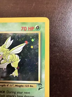 Scyther 17/130 Holo Rare LP Pokemon TCG Base Set 2 LP - Image 3