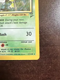 Scyther 17/130 Holo Rare LP Pokemon TCG Base Set 2 LP - Image 4