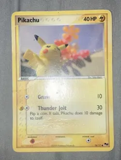 Pokemon Pikachu 16/17 Pop Series 2 Damaged - Image 1