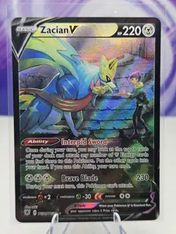 Zacian V TG21/TG30 Swsh10: Astral Radiance Trainer Gallery Holo Pokemon NM - Image 1
