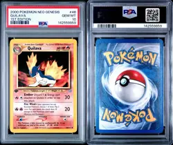 PSA 10 1ST EDITION QUILAVA #46 2000 POKEMON NEO GENESIS (POP 128) - Image 3