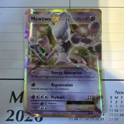 Mewtwo EX 52/108 XY Evolutions Holo Ultra Rare Pokemon Card NM p6 - Image 1