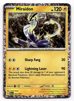Miraidon 003/015 Holo Promo McDonald's Promos 2024 Pokemon Holo HP - Image 1