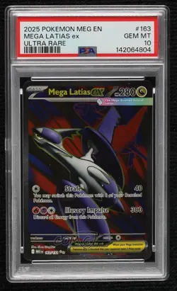 Mega Latias ex Ultra Rare Pokemon Evolution MEG #163 - Image 1