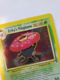 Erika's Vileplume Holo Pokemon Card Base WOTC - Image 4