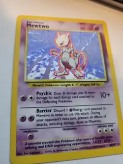 Mewtwo Base Set Holo Pokemon Card WOTC - Image 5