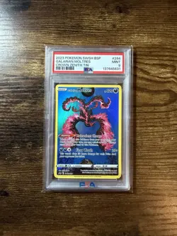 Pokemon PSA 9 2023 Galarian Moltres SWSH284 Sword & Shield Promo Holo EN - Image 1