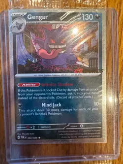 Pokemon TCG Gengar 050/088 Cosmos Holo Promo GameStop Stamped - Factory Sealed! - Image 3