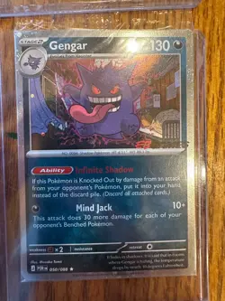 Pokemon TCG Gengar 050/088 Cosmos Holo Promo GameStop Stamped - Factory Sealed! - Image 4