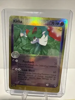 Kirlia 40/100 EX Sandstorm Reverse Holo Pokemon Card TCG DMG - Image 1