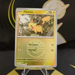 Pokemon TCG Pikachu 055/217 Journey Together Holo Full Art Basic 70 HP ENG - Image 1
