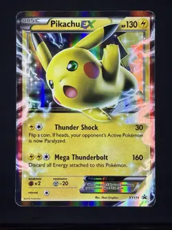 Pikachu EX XY174 Holo Promo XY Promo Pokemon Holo Heavily Played - Image 1