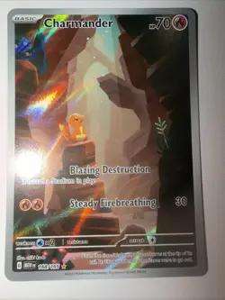 Pokemon TCG Charmander Scarlet & Violet 168/165 NM Condition - Image 1
