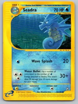 Seadra 58 Uncommon Aquapolis Pokemon Lightly Played - Image 1