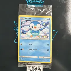 Pokemon Card Piplup 32/156 BUILD-A-BEAR WORKSHOP Promo Stamped SEALED 2018 D15 - Image 1