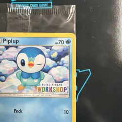 Pokemon Card Piplup 32/156 BUILD-A-BEAR WORKSHOP Promo Stamped SEALED 2018 D15 - Image 3