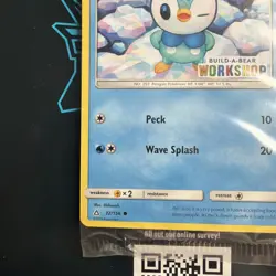 Pokemon Card Piplup 32/156 BUILD-A-BEAR WORKSHOP Promo Stamped SEALED 2018 D15 - Image 5