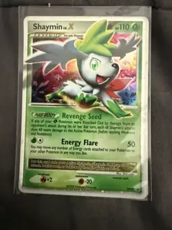 Pokemon TCG Pokemon Shaymin LV.X Shaymin Holo 2009 DP39 PROMO MP - Image 1