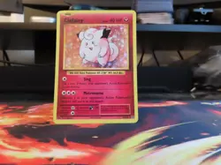 Clefairy XY Evolutions Holo Rare LP Pokemon Card WOTC Base Set Reprint Mint - Image 1
