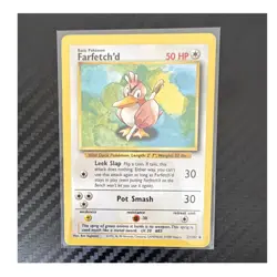 Pokemon Farfetch'd Base Set 27/102 Regular Uncommon Basic ENG 1999 - Image 1