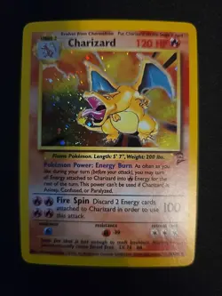 Pokemon Charizard Base Set 2 Card 4/130 - Image 2