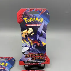 Pokemon Scarlet & Violet Destined Rivals Blister Sleeved Sealed Pack Lot Of 4x - Image 2