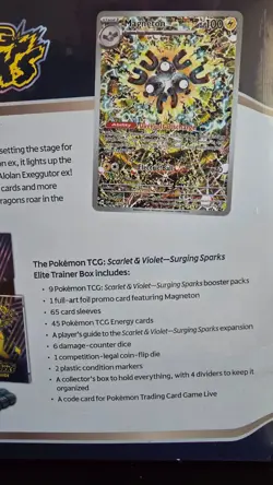 Pokemon Scarlet & Violet Surging Sparks Elite Trainer Box ETB - Factory Sealed - Image 3