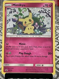 Pokemon Mimkyu Sm163 Holo Promo Mint - Image 2