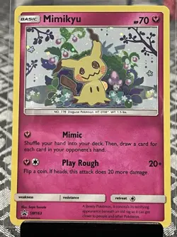 Pokemon Mimkyu Sm163 Holo Promo Mint - Image 3