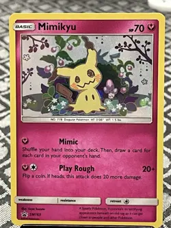 Pokemon Mimkyu Sm163 Holo Promo Mint - Image 5