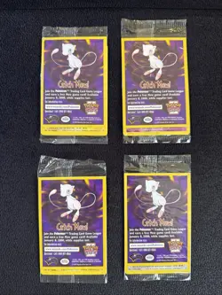 Pokemon The First Movie DRAGONITE MEWTWO ELECTABUZZ PIKACHU WB Promo 1999 Sealed - Image 1
